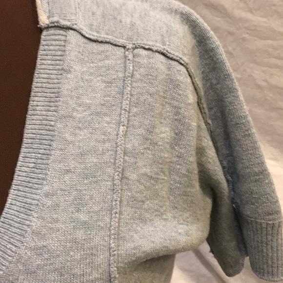 Banana Republic Heritage Collection Gray/Blue Wool Blend  Sweater Sz XS - Picture 9 of 14